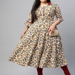 KALINI Women Floral Printed Anarkali Kurta-picture-28