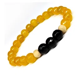Divine souvenirs Unisex Artificial Beaded Elasticated Bracelet-35