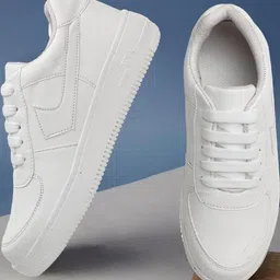 Antox White Synthetic Casual Shoes-51