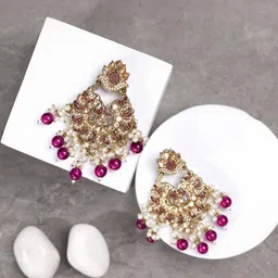 zarmar fashion Gold-Plated Alloy Earrings-picture-1