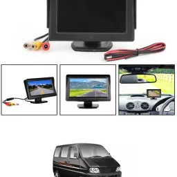 Universal Car Dashboard 4.3Inch TFT Display LCD Monitor Screen-83 Black LCD-image-88