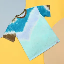 Jumping Joey Boys Dyed Pure Cotton Applique T-shirt-image-47