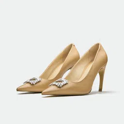 Oroh Leather Party Stiletto Pumps-55