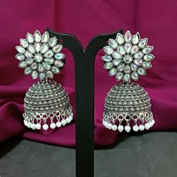Efulgenz Contemporary Jhumkas Earrings-image-13