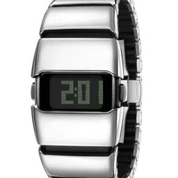 ZAADRAN Unisex Digital Automatic Watch Turbo Black Silver-picture-31