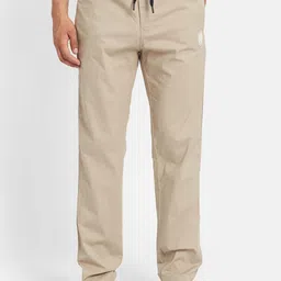 Octave Men Cotton Mid-Rise Track Pants-image-7