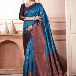 Mitera Ethnic Motifs Zari Saree-picture-34