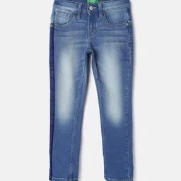 United Colors of Benetton Boys Slim Fit Heavy Fade Jeans-picture-44