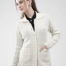 Monte Carlo Women Quirky Woollen Cardigan-image-63