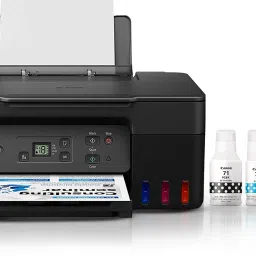Canon PIXMA MegaTank G2770 Multi-function Color Ink Tank Printer with Black (135 ml) & Color (70 ml) ink bottles-9