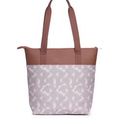 ZOUK Printed Shopper Jute Tote Bag image 5