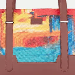 ZOUK Printed Shopper Shoulder Bag image 4