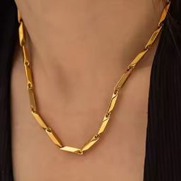 Crazy Fashion Unisex Gold-Plated Chain-image-58