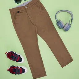 Pantaloons Junior Boys Slim Fit Trousers-image-60