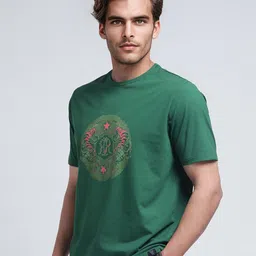 RARE RABBIT Men Printed Pockets T-shirt-image-40