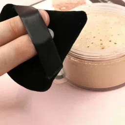 Facejewel Set Of 3 Mini Puffs & Set Of 3  Triangle Powder Puff With Set Of 6 Mini Blender image 5