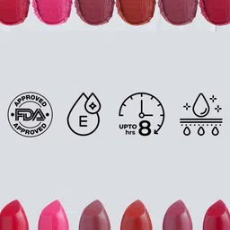 METABU Set Of 3 Intense colors Moisture Matte Bullet Lipsticks-4.2 g Each - 01 - 04 - 05 image 5