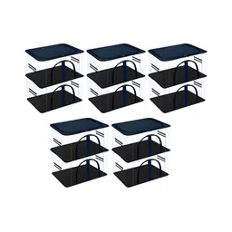 Myntra Elegant Homes Navy Blue 10 Pieces PVC Regular Multi-Utility Organisers-image-12