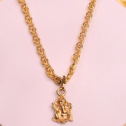 Jewelry Miguel Men Gold Pendant-image-70