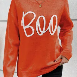 StyleCast Women Typography Printed Pullover Sweater-28