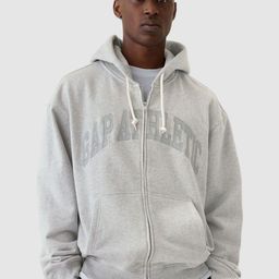 GAP Men Brand Logo Embroidered Hooded Sweatshirt-image-83