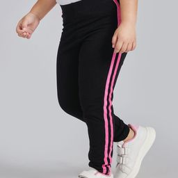 Hopscotch Girls Side Tape Details Leggings-picture-47