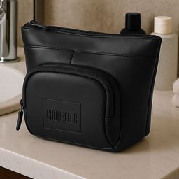 MADBRAG Unisex THE EIKO Solid Zip Toiletry Bag-image-34