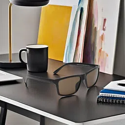 SUNNIES Unisex Rectangle Sunglasses with UV Protected Lens-87