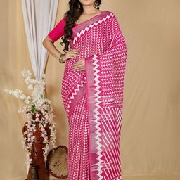 DipDiya Striped Pure Cotton Handloom Taant Saree-image-48