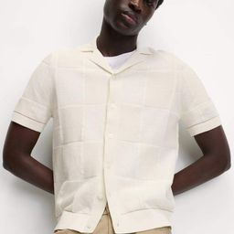 Marks & Spencer Pure Cotton Lapel Collar Shirt-picture-31