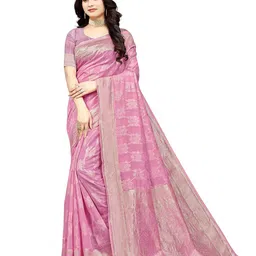 Moda Rapido Ethnic Motifs Woven Design Pure Cotton Saree-picture-1