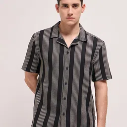 THE BEAR HOUSE Men Striped Regular Fit Casual Shirt-image-45