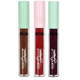 A.D.S Set Of 3 Ultra Long-Lasting Liquid Matte Lipstick-4ml Each-12-19-18-0