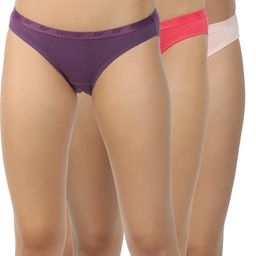 Shyygl Set of 3 Low-Rise Bikini Briefs-image-65