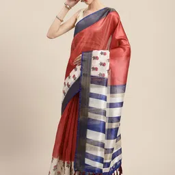 DIVASTRI Floral Zari Banarasi Saree-image-65