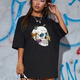 SZN Women Printed Applique T-shirt-image-68