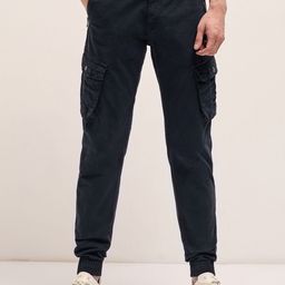 THE BEAR HOUSE Men's Cotton Slim Fit Cargos-picture-41