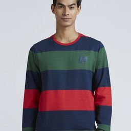 Pepe Jeans Men Colourblocked Round Neck Cotton Pullover Sweatshirt-picture-50