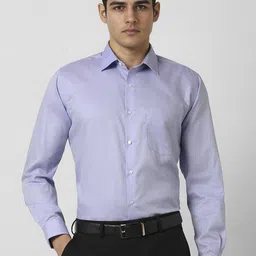Van Heusen Men Regular Fit Spread Collar Abstract Printed Cotton Formal Shirt-image-81