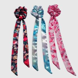 Dvabeautyshop Women Set of 3 Ponytail Holders-image-88