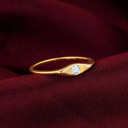 GIVA 14K Women Gold Sun Gaze Diamond Ring1.08 g-image-20