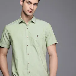 Louis Philippe Sport Self Design Slim Fit Pure Cotton Casual Shirt-image-34