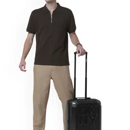 DKNY STACK LOGO Range Black Hard 22" Cabin Luggage-52