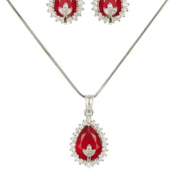 DENICRAAS Women Alloy Necklace and Earrings Jewellery Set-picture-9