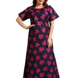 Inner Beats Women Blue Nightdress-image-114