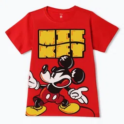 YK Disney Boys Mickey Mouse Graphic Printed Casual T-shirt-image-69