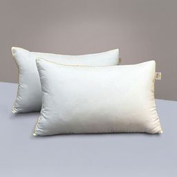 SleepyCat White Fibre Filled Polyester Lightweight Sleep Pillow-50