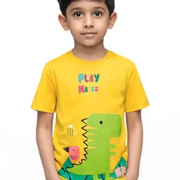 TeeSlix Unisex Yellow Tshirts-picture-23