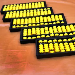 flyhigh Mathematical 13 Line Abacus Advanced Counting Tool for All Ages Set of 5pcs. image 3