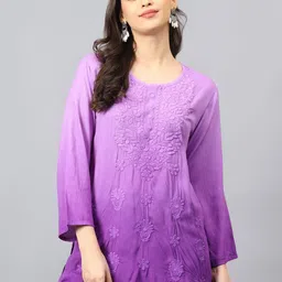 NAZAQAT ETHNIC INDIA Ethnic Motifs Embroidered Thread Work Thread Work Kurti-27